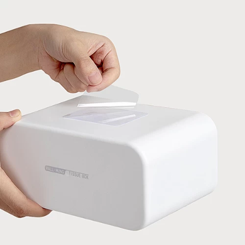 Punch Free Adhesive Tissue Storage Box Under Shelf Kitchen Bathroom Tissue Holde