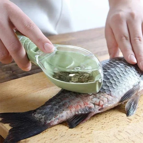 Fish Design High Quality Fish Scaler Fish Cleaning Tool Kitchen Gadgets Fish Sca