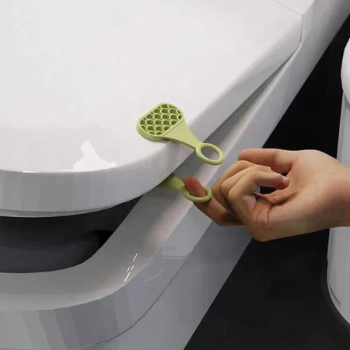 Adhesive Silicone Toilet Seat Lifter, Toilet Lid Opener Handle, Bathroom Accesso