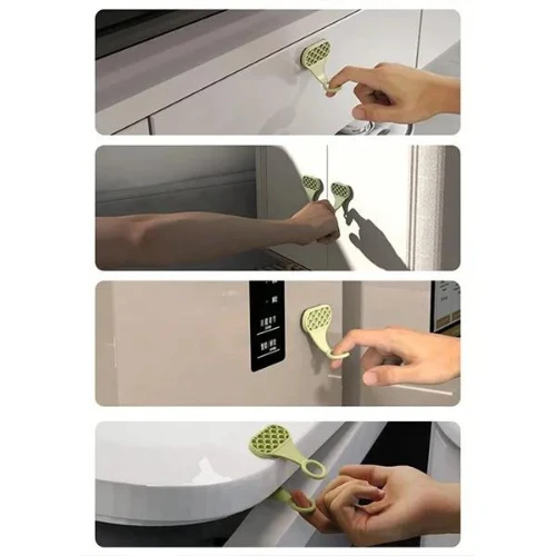 Adhesive Silicone Toilet Seat Lifter, Toilet Lid Opener Handle, Bathroom Accesso