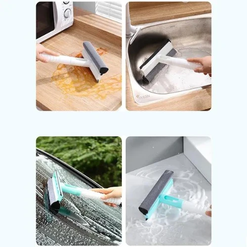 3 in 1 Window Glass Cleaner Spray Mop Cleaning Glass Brush Household Car Home Wi