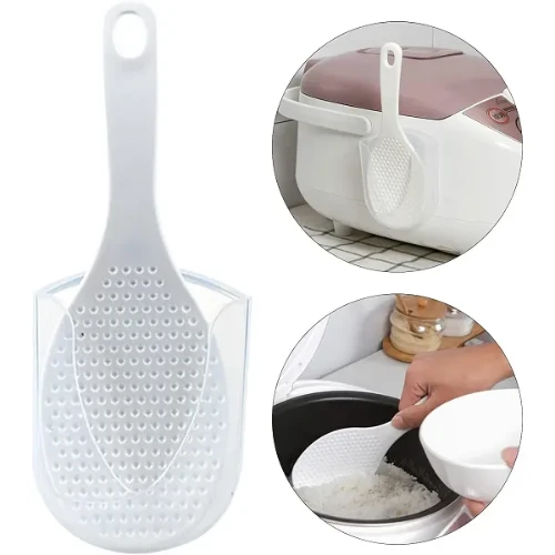 Detachable Kitchen Rice Suction Cup Spoon Storage Support Rack Kitchen Accessori