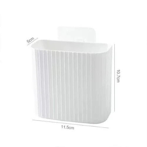 Wall Mount Bathroom Rack Toothbrush Holder, Toothpaste Storage Box, Multipurpose