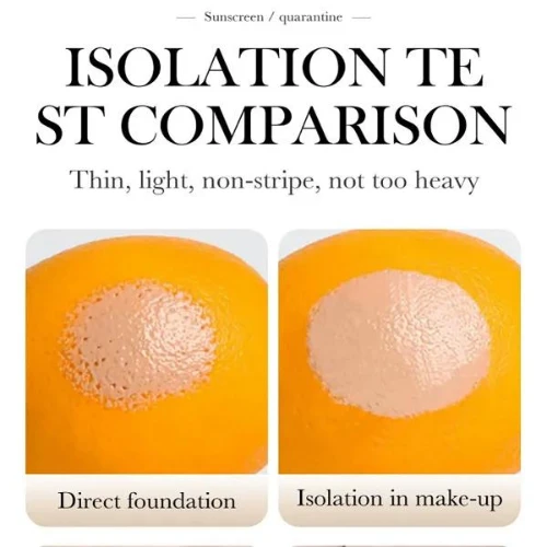 3 Rainbow Colour Blush Primer Foundation Skin Tone Brightening Oil Control Mois