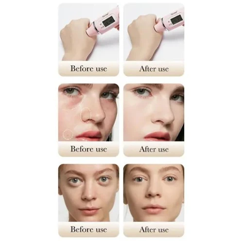 3 Rainbow Colour Blush Primer Foundation Skin Tone Brightening Oil Control Mois