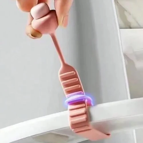 3Pcs Toilet Seat Lid Lifter Silicone Bathroom Avoid Touching Toilet Seat Lid Cov