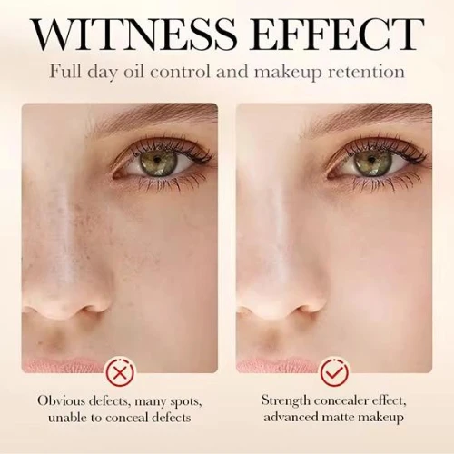 Ivory White Liquid Foundation Cream Long Lasting Water Resistant Smooth Skin Whi