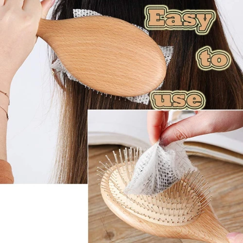 Mesh Hair Cushion Comb Cleaning Tool Hair Combs Cleaning Net