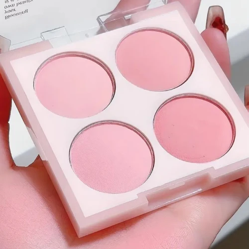 4 In 1 Face Grooming Pure Natural Facial Cheek Enhancer Waterproof Women Blush P