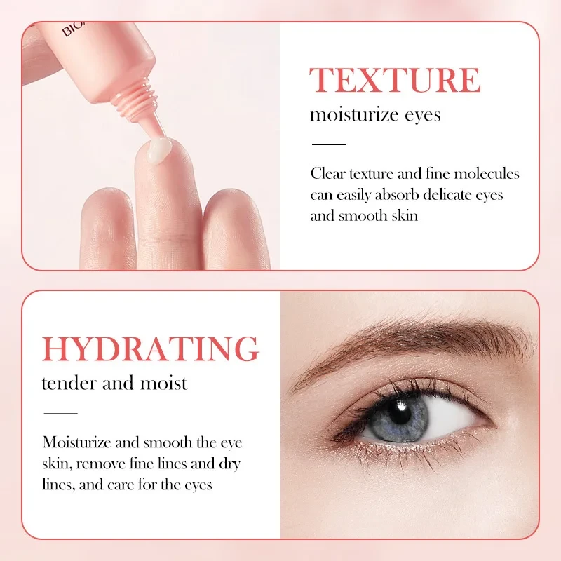 Rose Hyaluronic Anti Aging Eye Cream Anti Dark Circles Face Care Skin Tighten Mo