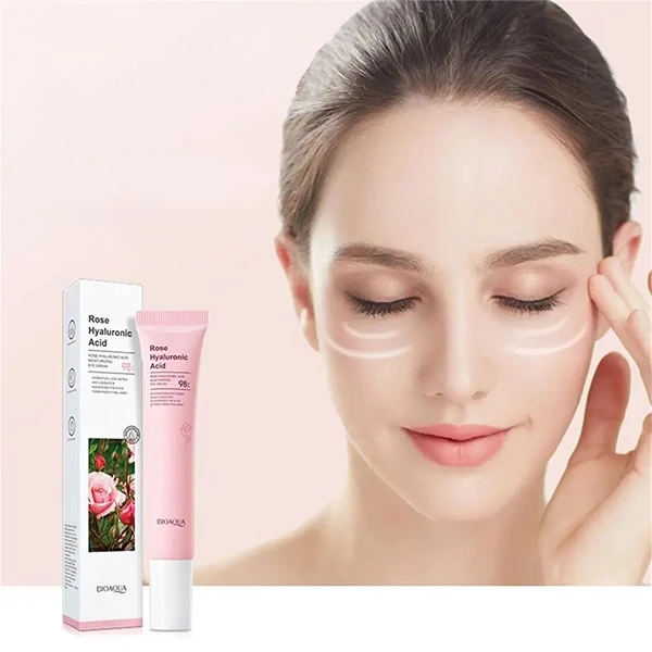 Rose Hyaluronic Anti Aging Eye Cream Anti Dark Circles Face Care Skin Tighten Mo