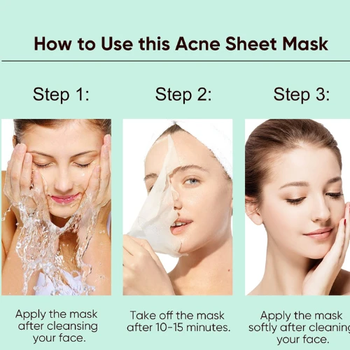 Anti Acne Skin Repair Mask Dry Skin Hydrating Oil Control Soothing Skin Care Moi