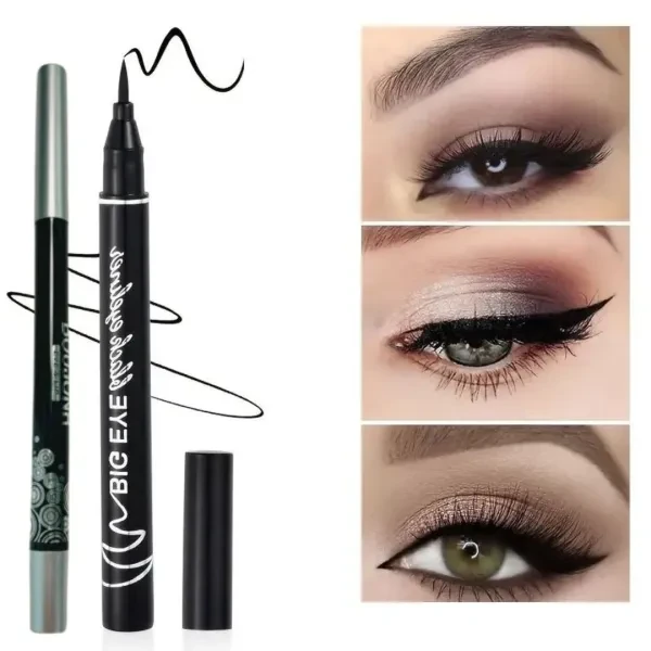 Waterproof Black Matte Eyeliner Pen and Eye Pencil Long Lasting Eye Makeup Color