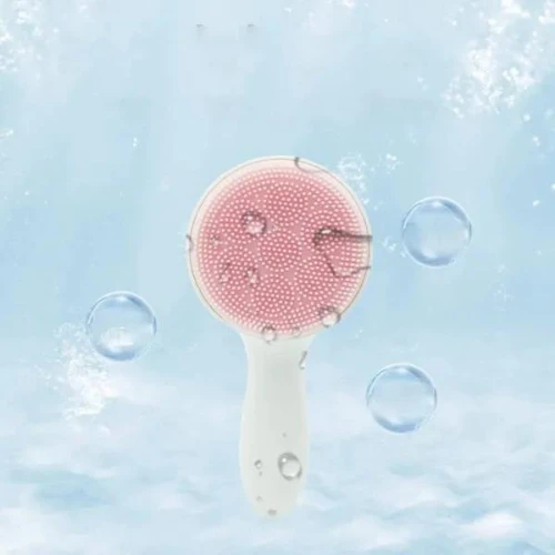 Blue Silicone Facial Massager Brush - Deep Cleaning & Makeup Removal (Women)