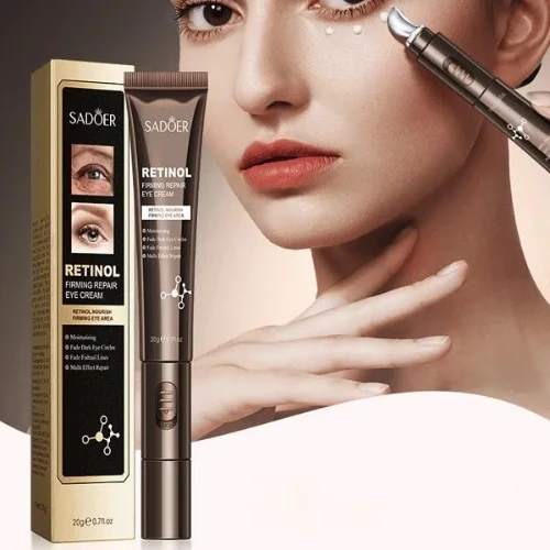 Eyes Care Cream With Massager Anti-wrinkle Dark Circle Removal Retinol Fade Mois