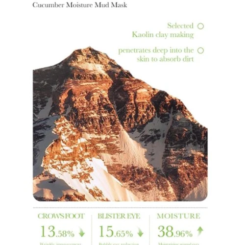 10Pcs Cucumber Face Mud Mask Shrinks Pores Moisturizing Cleansing Skin Care Oil