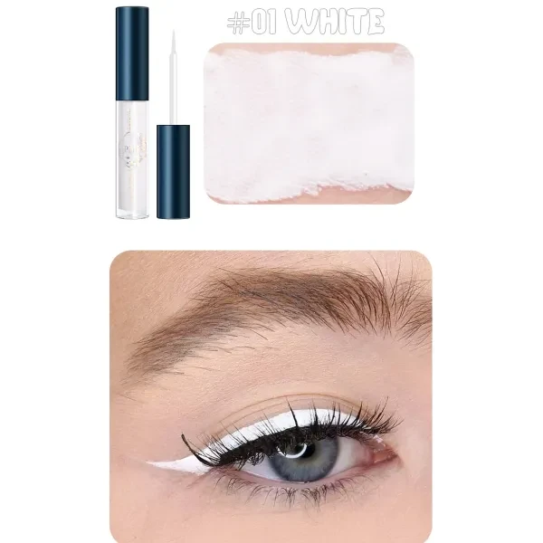 Set Of 6 Pieces Long Lasting Waterproof Liquid Eyeshadow, Women Eye Beauty Liner