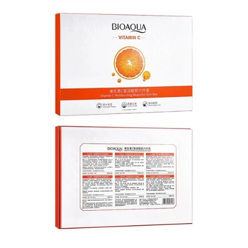 Vitamin C Face Care Products Set Moisturizing Cream Face Cleanser Skin Care Loti