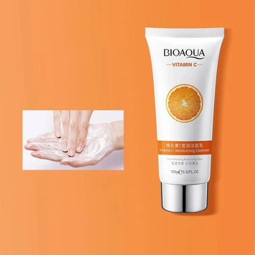 Vitamin C Face Care Products Set Moisturizing Cream Face Cleanser Skin Care Loti