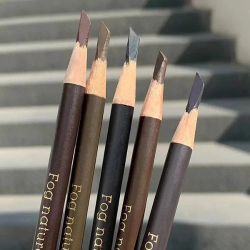 Water Resistant 2 In 1 Eyebrow Enhancer Full Coverage Non-Fading Eyebrow Pencil