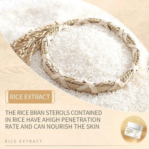 Rice Raw Pulp Whitening Cream Anti Aging Moisturizer Shrink Pores Non Sticky Nou