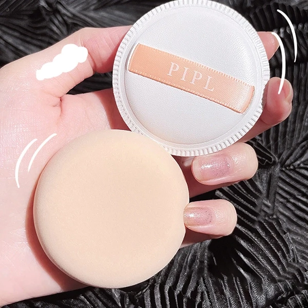 White Multi-Shaped Sponge Set - 3 Puffy Fiber Sponges for Flawless Makeup