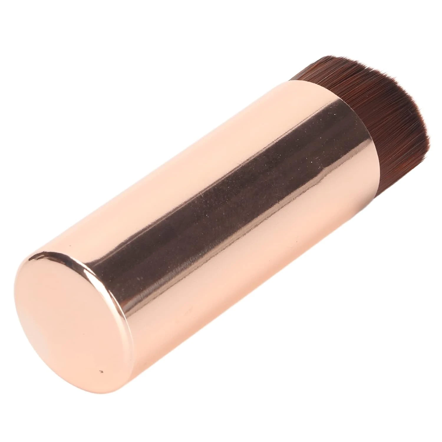 Portable Flat Oblique Head Makeup Brush - Blending Beauty Tool