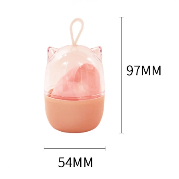 Pink Rose Egg Sponge - Flawless Face Grooming Tool (Women's)