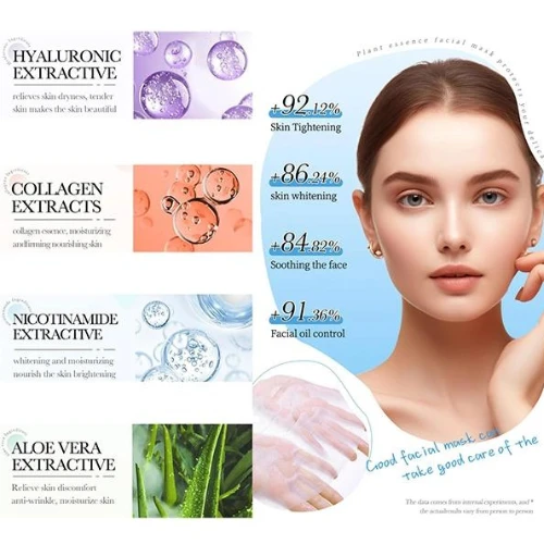 Whitening Essence Nourishing Face Mask Brightening Skin Moisturizing Facial Mask