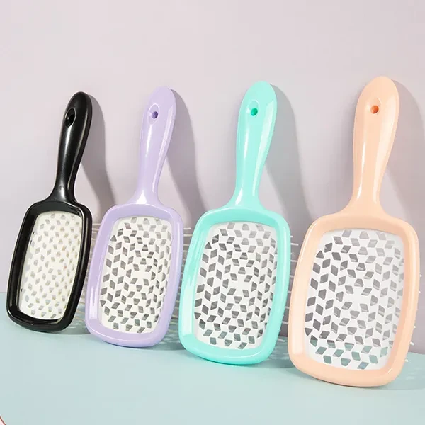 Hollow Design Hair Comb Honeycomb Women Hairdressing Tools Soft Bristle Detangli