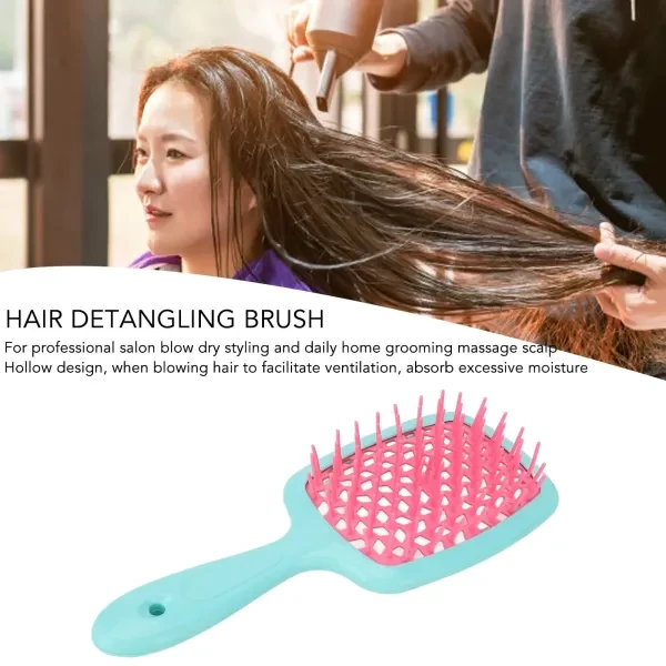 Hollow Design Hair Comb Honeycomb Women Hairdressing Tools Soft Bristle Detangli