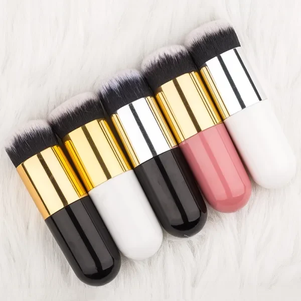Small Size Round Head Makeup Brush Soft Bristle Face Cream Powder Makeup Foundat