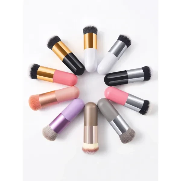 Small Size Round Head Makeup Brush Soft Bristle Face Cream Powder Makeup Foundat