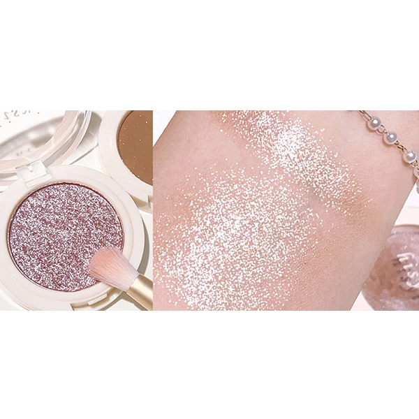 Waterproof Non-Irritating Pearlescent Highlighter Powder Glitter Women Shiny Eye