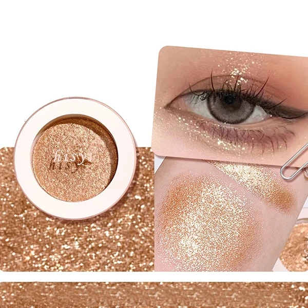 Waterproof Non-Irritating Pearlescent Highlighter Powder Glitter Women Shiny Eye
