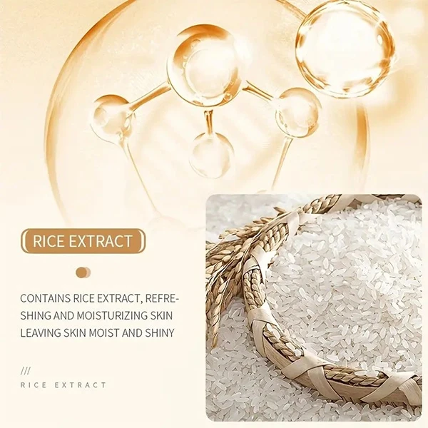 Skin Nourishing Rice Raw Pulp Toner Shrink Pores Facial Care Moisturizing Face B