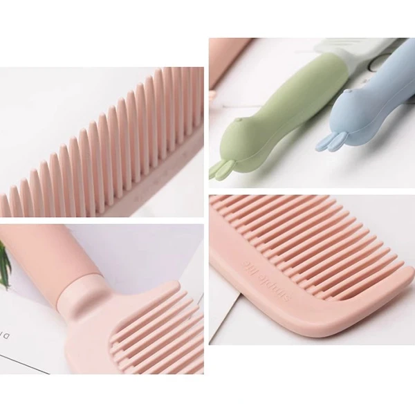 Premium Cartoon Design Hair Hairdressing Comb Anti-Static Adults Kids Curly Hair