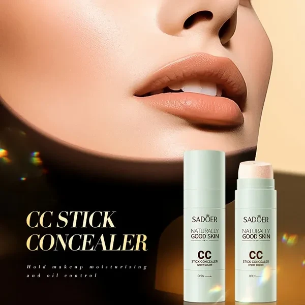 2 Natural Colors CC Concealer Stick Long-lasting Cream Water-proof Delicate Skin