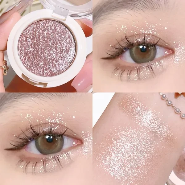 Spherical Design Non-Irritating Waterproof Highlighter Powder Women Matte Eyesha