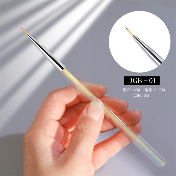Yellow Nail Art Brush - Professional Tool for Stunning Nail Decorations and Mani