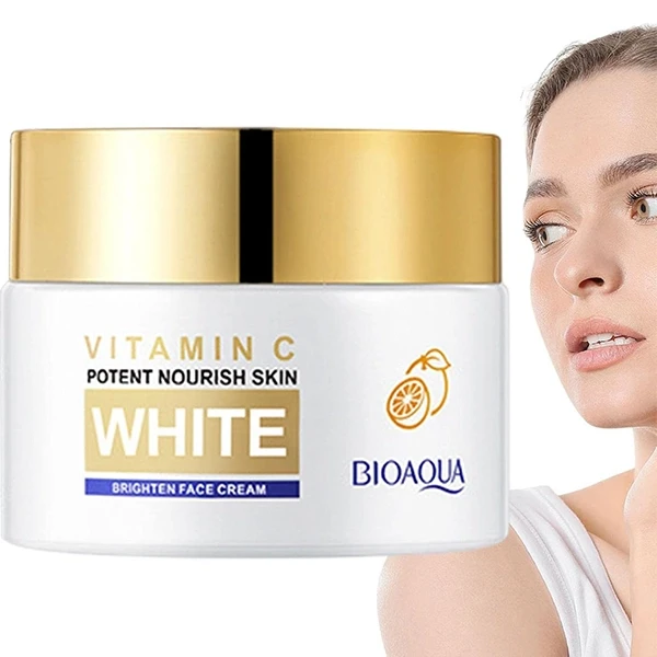 Skin Nourishing Vitamin C Face Brightening Cream Dry Skin Hydrating Whitening Fa