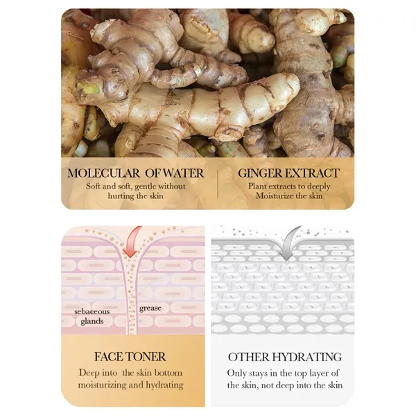 Turmeric Face Essence Refreshing Toner Moisturizing Powerful Whitening Cream Plu