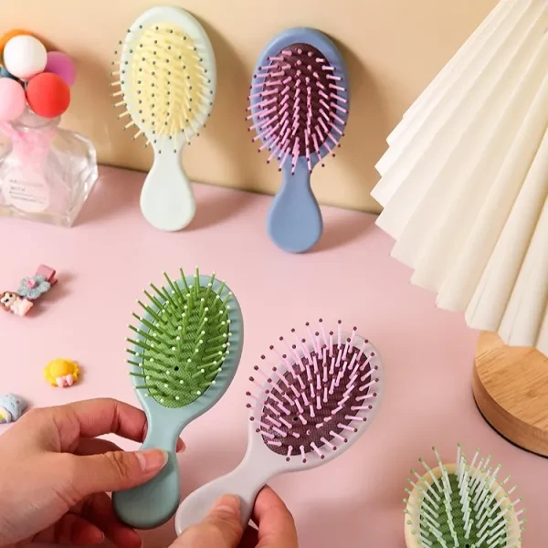 Mini Air Cushion Detangler Hair Brush, Head Massage Comb, Paddle Brushes, Hair G