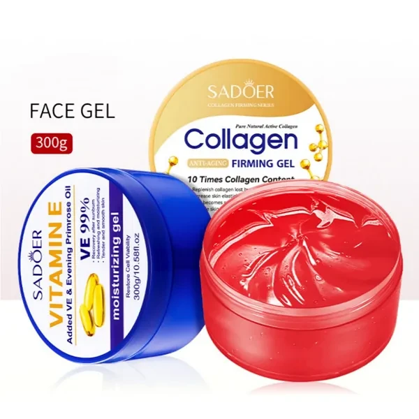 Care Face Moisturizing Gel Cream Sadoer Vitamin E Hydrating Facial Anti-acne Soo