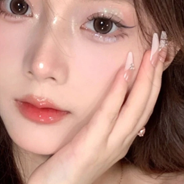 Glitter Liquid Eyeshadow Easy To Wear Highlighter Waterproof Pearlescent Shiny E