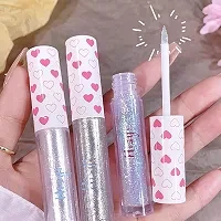 Glitter Liquid Eyeshadow Easy To Wear Highlighter Waterproof Pearlescent Shiny E
