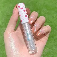 Glitter Liquid Eyeshadow Easy To Wear Highlighter Waterproof Pearlescent Shiny E