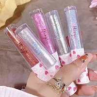 Glitter Liquid Eyeshadow Easy To Wear Highlighter Waterproof Pearlescent Shiny E