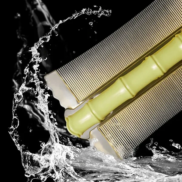 Double-Sided Dense-Toothed Comb Anti-Dandruff Hair Care Tool Lice Grate Comb wri