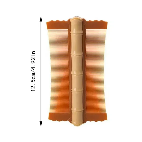 Double-Sided Dense-Toothed Comb Anti-Dandruff Hair Care Tool Lice Grate Comb wri